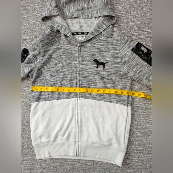 PINK Victoria's Secret's Women's (Size Small) Bling Zip-Up Hoodie - Picture 9 of 12